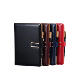 A5 PU Leather Cover Business Diary Notebook - Stylish and Functional